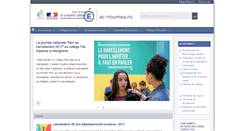 Desktop Screenshot of ac-noumea.nc